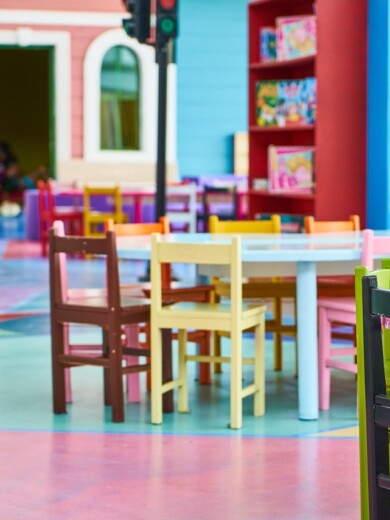 Salle de classe école maternelle