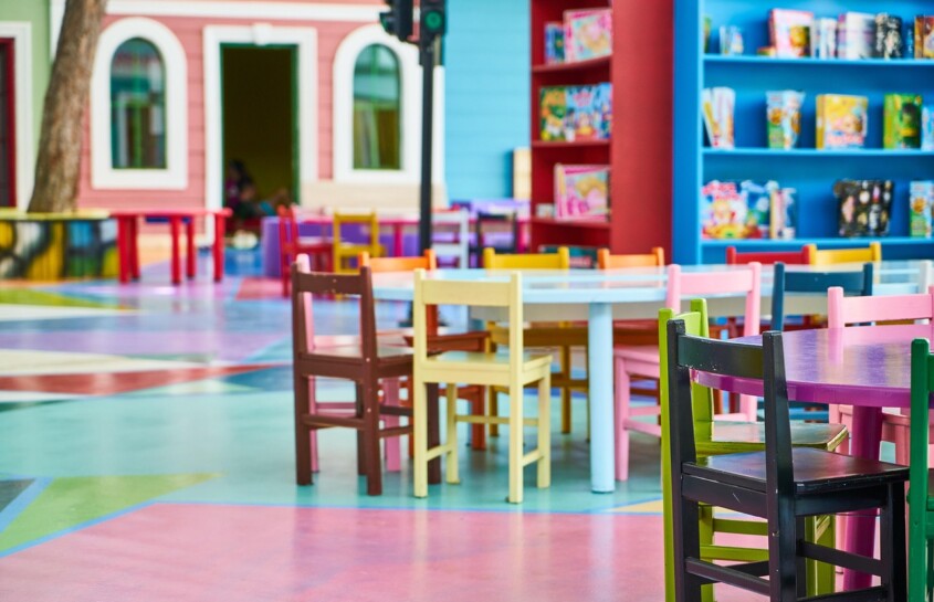 Salle de classe école maternelle