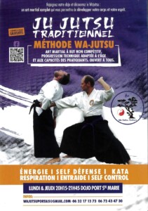 Ju jutsu à port sainte marie tous les lundis et jeudis de 20h15 à 21h45 au dojo